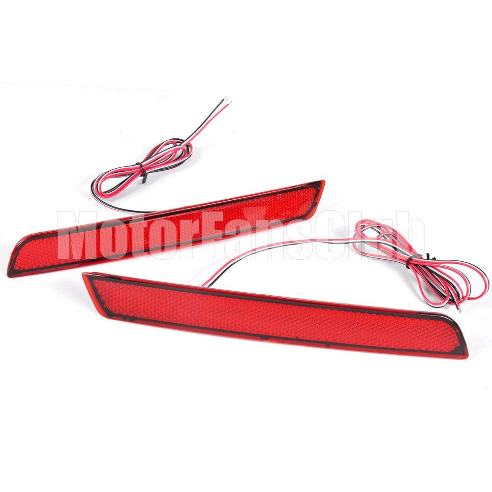 2X LED Lens Rear Bumper Reflector Brake Stop Light Lamp for Chevrolet Malibu