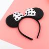 Favors Bows Knot Hair Hairbands Baby Girls Ears Headbands Lovely Pink Mom Party Ears Lovely Boys Mickey Minnie Black Accessories
