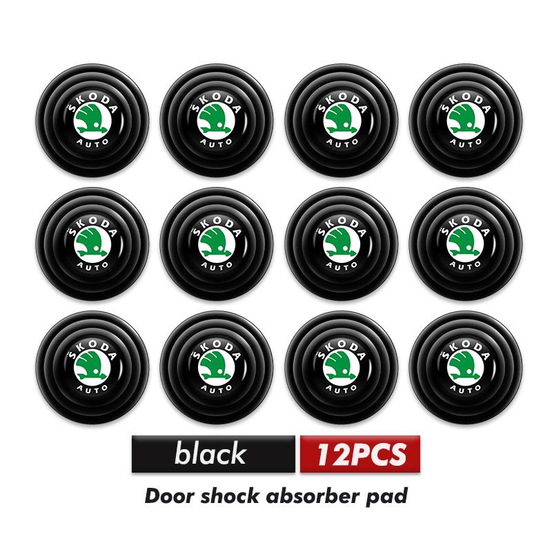 Car Door Anti-shock Pad Buffer Pad Crash Pad Silicone Pads Accessories For Skoda Octavia A5 A7 RS Fabia Superb Rapid Karoq