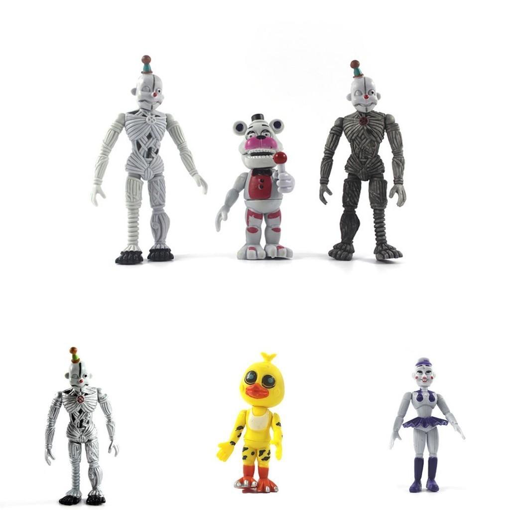 Captivating 6-piece Fnaf Five Nights At Freddy's Action Figures For Enthusiastic Fans