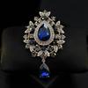 Water Drop Brooch, High-end Women's Luxury Crystal Brooch, Fashionable and Elegant Brooch