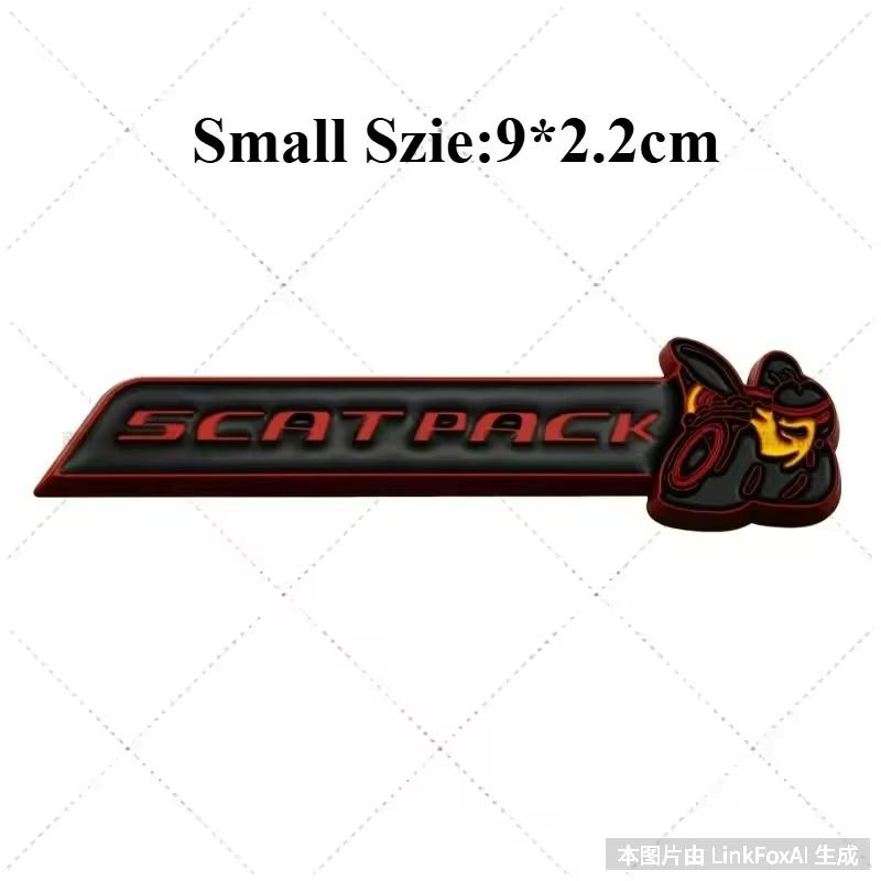 Metal 3D Car Sticker SCATPACK 6.4L Bee Body Decoration Scratch Cover DIY decoration car Accessories