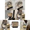 Stylish Woven Bucket Bag For Women Casual Summer Crossbody Tote In Khaki And Beige