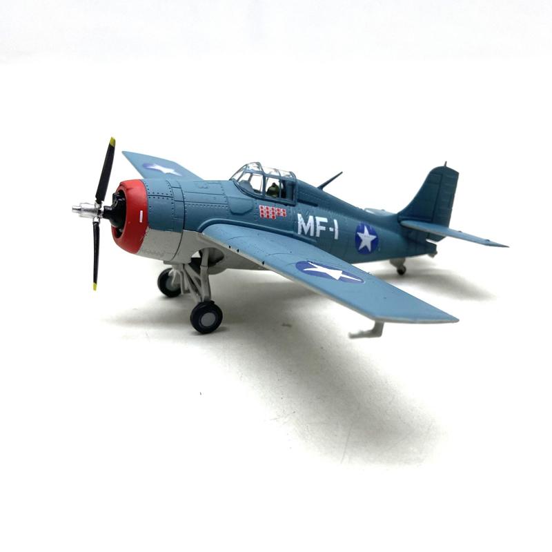 Diecast Metal 1/72 Scale American F4F Wildcat Fighter Military Model Airplane Collect Gift