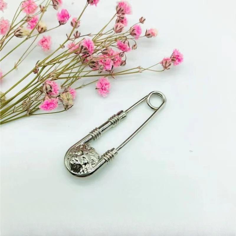 

Новая брошь-булавка из сплава в виде льва, модные DIY безопасные булавки, женский артефакт для застегивания талии, мужской пиджак, украшения, аксессуары, ювелирные изделия 4.5cm серебряный