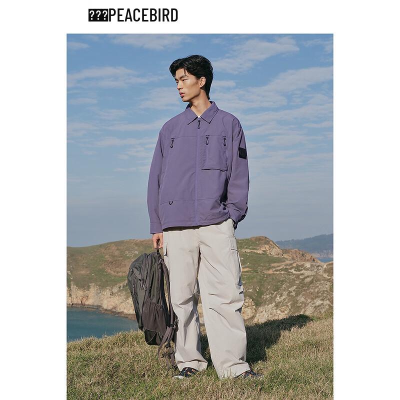 Peacebird Men's Outdoor Textured Workwear Jacket