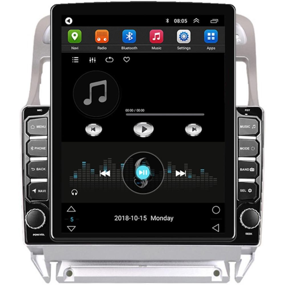 Hodozzy 8 Core 4G+64G Autoradio per Peugeot 307 307CC 307SW 2002-2013 Android 9 Pollici IPS Touch Schermo GPS Navigation Wireless Carplay Android Auto 2 Din Radio Bluetooth DSP WiFi FM RDS, Camera