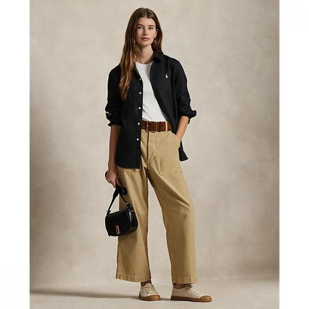 Polo Ralph Lauren Women S claSSic Fit Linen Shirt wmpoShtndo20739001
