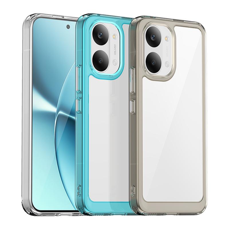 Pro Xiaomi POCO X8 Pro X8 Pro Max Pouzdro Průhledná Pevná PC Záda + Měkký TPU Nárazník Ochrana Čočky Fotoaparátu Průhledný Kryt