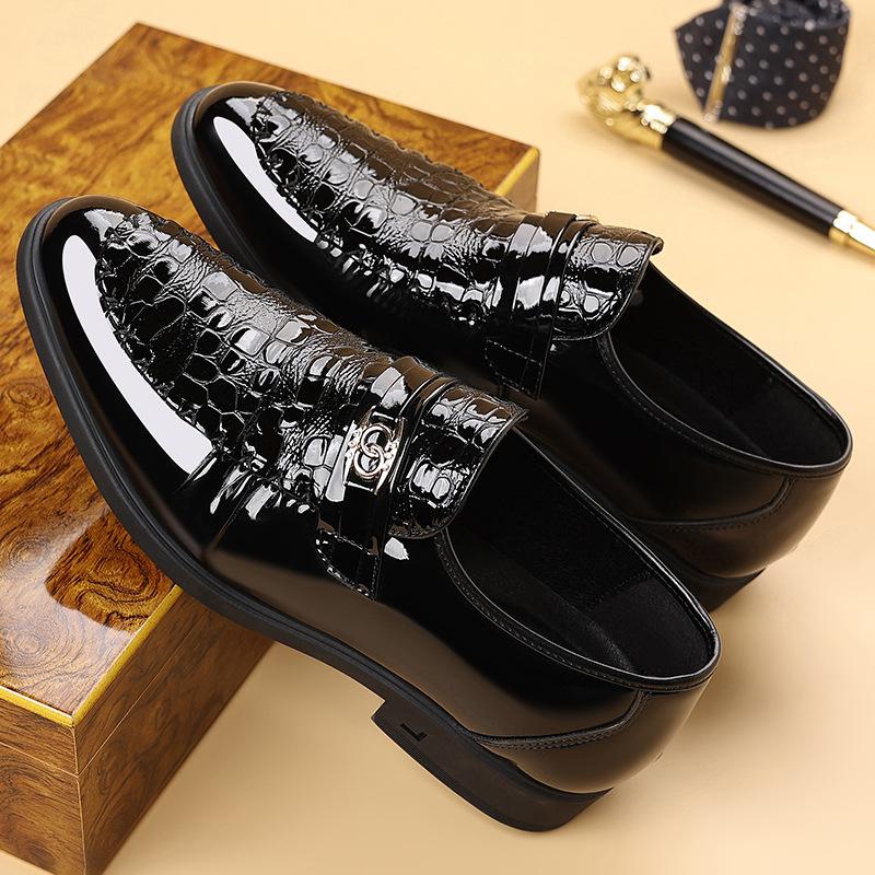 Loafers men's formal British style men's shoes new foot-fitting trend men's business casual leather shoes