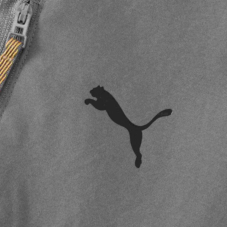 Puma Desert Road Fashion Color Block Trendy Versatile Skin-Friendly Short Sleeve T-Shirt Men Tops Light-Gray 681262-62