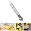Stainless Steel Lemon Zester With Handle Peel Scraper Fruit Peeling Tools Lemon Peeler  Culinary