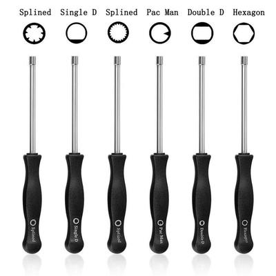 6PCS/Set Screwdriver Carburetor Adjustment Tool Single D Double D Hexagon Hex Socket Kit Set for Most 2cycle Carburetor