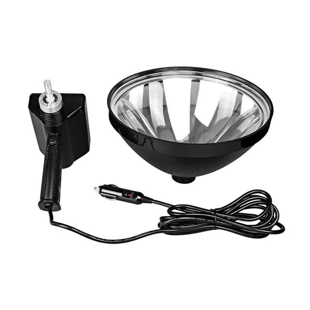 12V 100W HID 9in 240mm Handheld Lamp Portable Spotlights Hunting Fishing Spotlight Outdoor Camp Boating Hanging Night Lighting