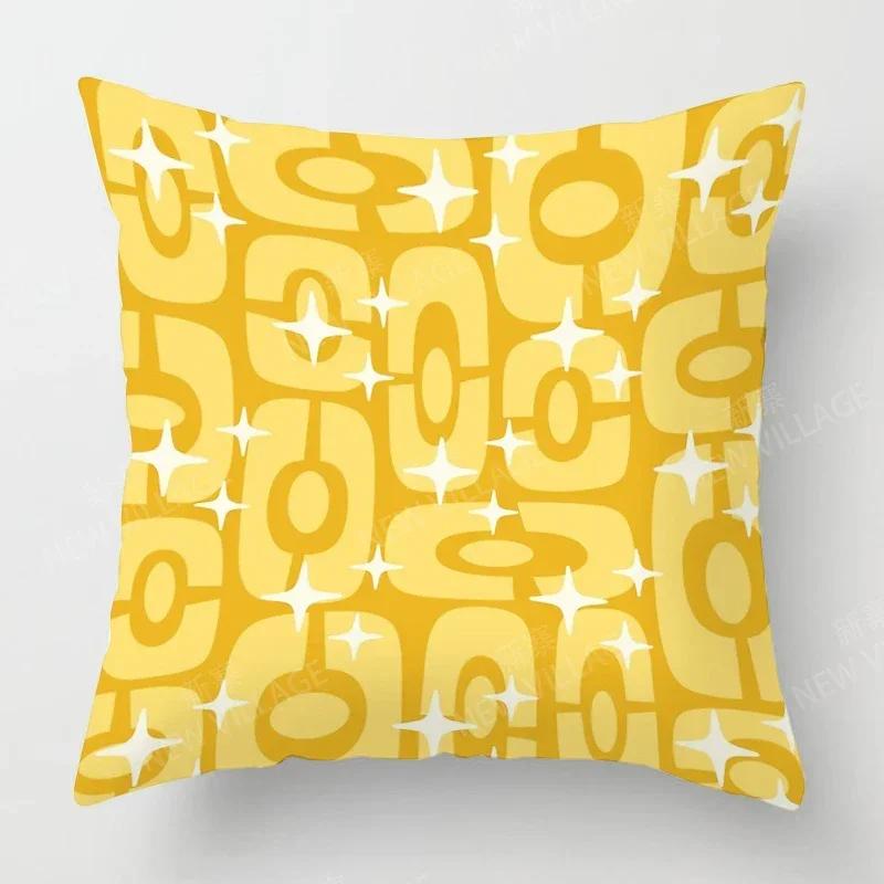 Nordic Fall Home Decor Autumn Throw Pillow Case Sofa Cushion Cover Modern  Geometry