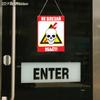 Vivid Wooden Wall Hanging Warning Signs, Perfect for Home, Parties and Store Decor, Eye - Catching Russian - Style Accent