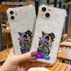 Phone Case: 2D Flat Suitable for iPhone 18 17 16 15 14 13 Pro, Transparent Four Corner Protective Case, Monster Cat, Christmas and Halloween Gifts