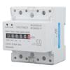 Electricity Watt Hour Meter Dual Color LED Indicator Rail Mount Single Phase Smart Home Energy Wattm