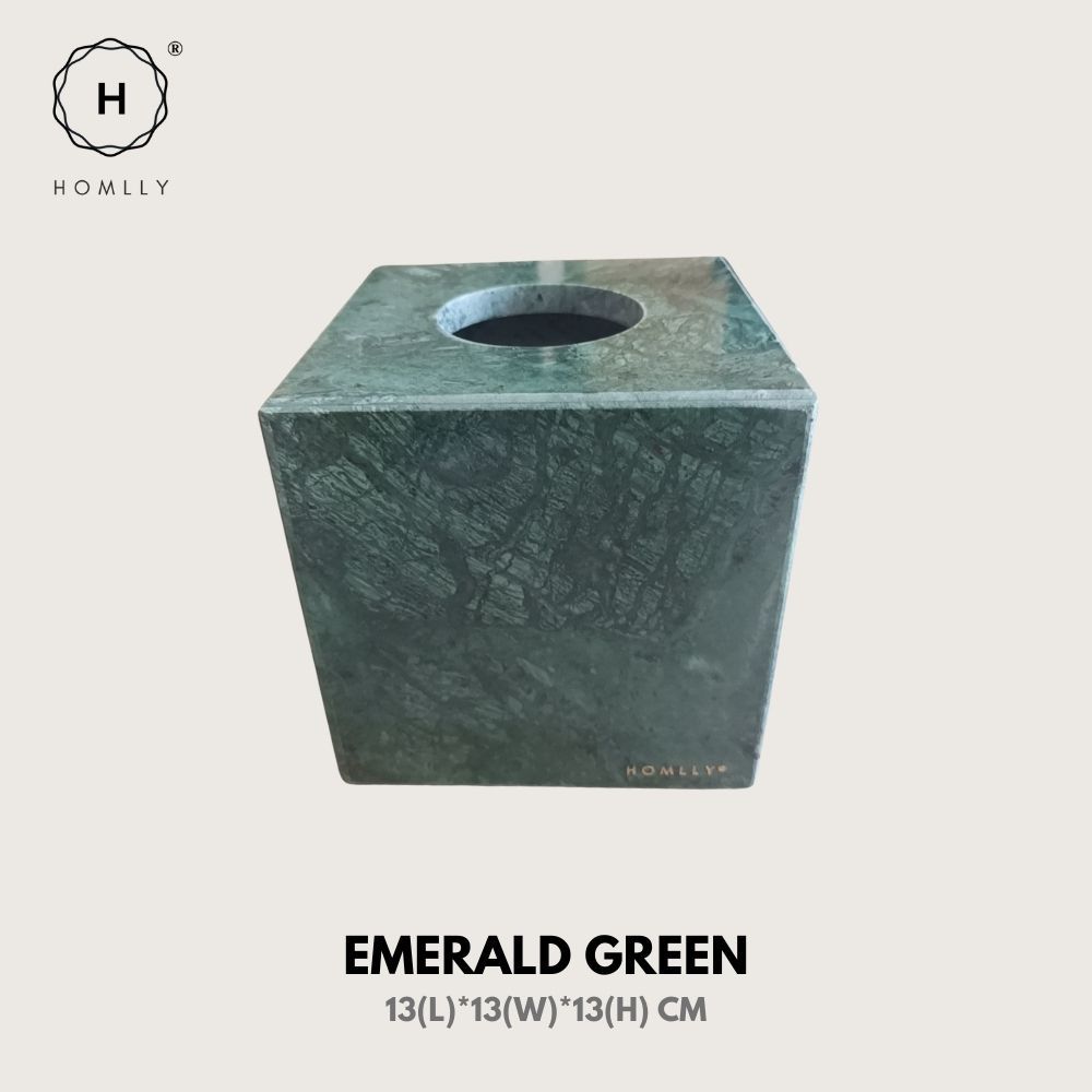 Homlly Marbi 100% Real Marble Tissue Box Holder