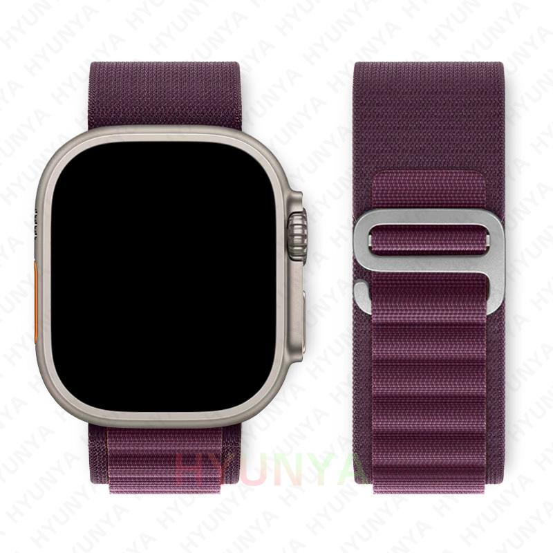 Alpine Λουράκι για Apple Watch Band Σειρά 10 9 8 7 SE Ultra 2 41mm 42mm 45mm 46mm 49mm 40mm 44mm IWatch Correa Λουράκι Ρολόι Βραχιόλι