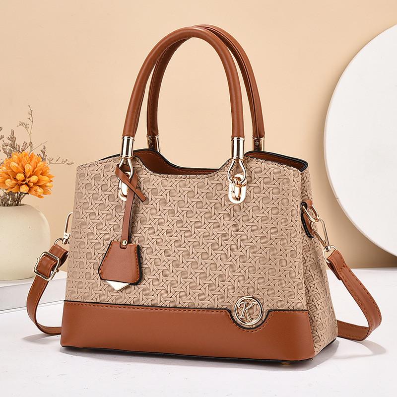 

Chic Business Casual Womens Bucket Bag In Black Beige And Khaki With Spacious Multi-pocket Design хакі