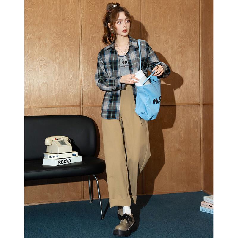 ET BOITE American Vintage Plaid Long-Sleeve Shirt