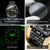 OLEVS Upgrade Perfume Quartz Men's Watches Fashion Waterproof Dual Calendar Luminous Luxury Brand Original Man Wristwatch 5513X