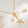 Gold Color Starfish Shell Pendant Bra Chain Summer Sexy Chest Chain Lingerie Party Jewelry 2025 Trendy Multi-layered Body Chain Accessories for Women