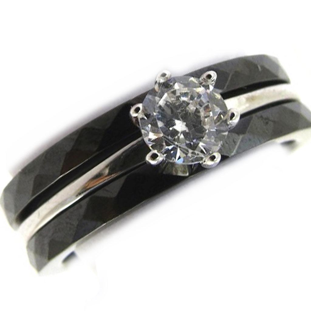 Plural Ring 'Sissi' Ceramic Silver