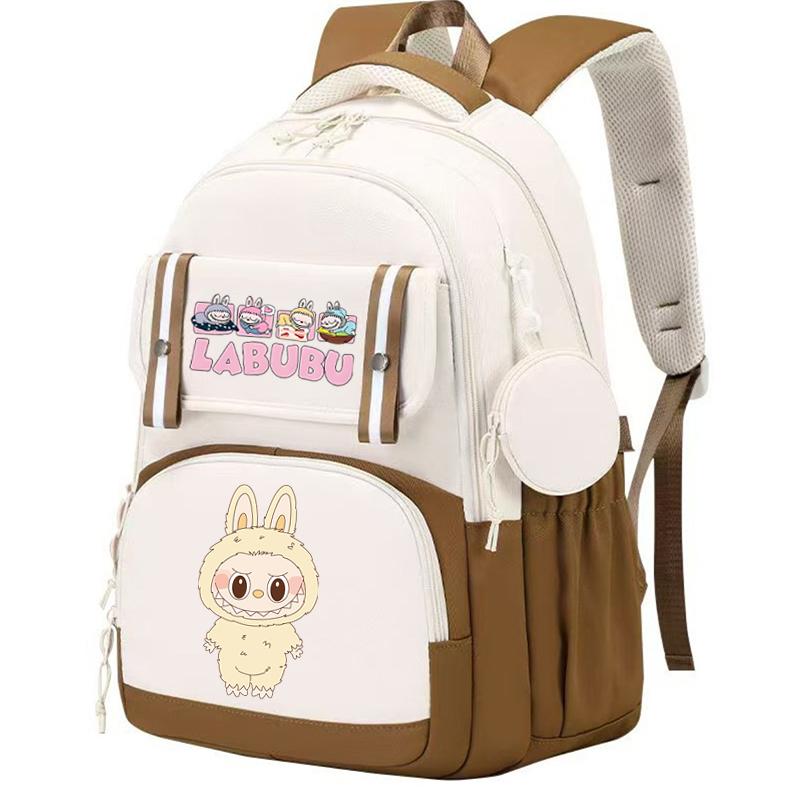 Cute Printed Backpack Teenager Student Girl Boy Knapsack Large Capacity Waterproof Casual Bag Coin Purse Women Laptop Bag Mochila