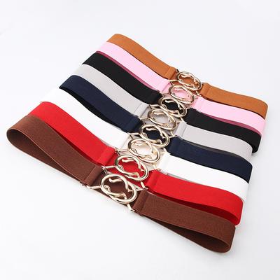 Damenmode Elastischer Taillengürtel Hochelastischer Kleidergürtel Schmaler Wilder Gürtel Leibchen EMA
