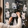 Christmas Window Sticker Set for Glass Holiday Decorations
