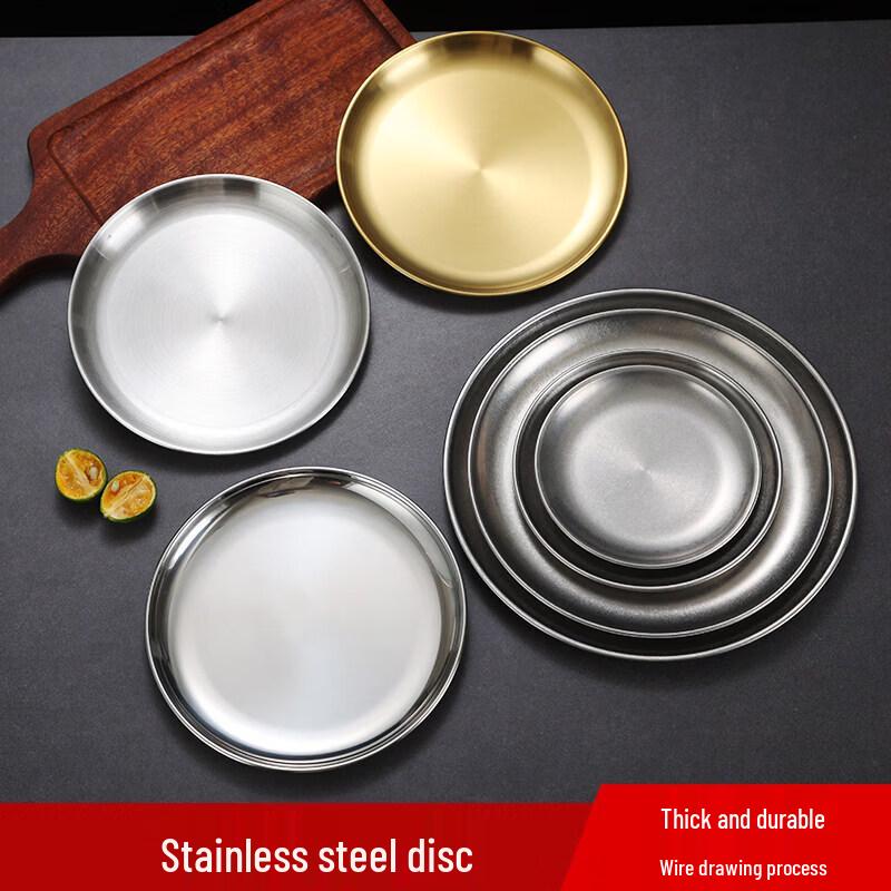 Qiwei Korean Style Round Melamine Plate