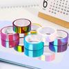 500Cm Holographic Rg Prismatic Glitter Tape Hoops Stick Rhythmic Gymnastics Ring Decoration Fitness Equipment Diy Scrapbooking