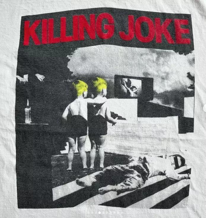 VIntage Killing Joke band WHite Shirt Unisex Concert S to 5XL EL745 Unisex T-Shirt M