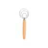 Stainless Steel Danish Dough Whisk with Oak Handle