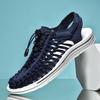  Elastic Rope Woven Sandals Breathable Flat Casual Beach Shoes