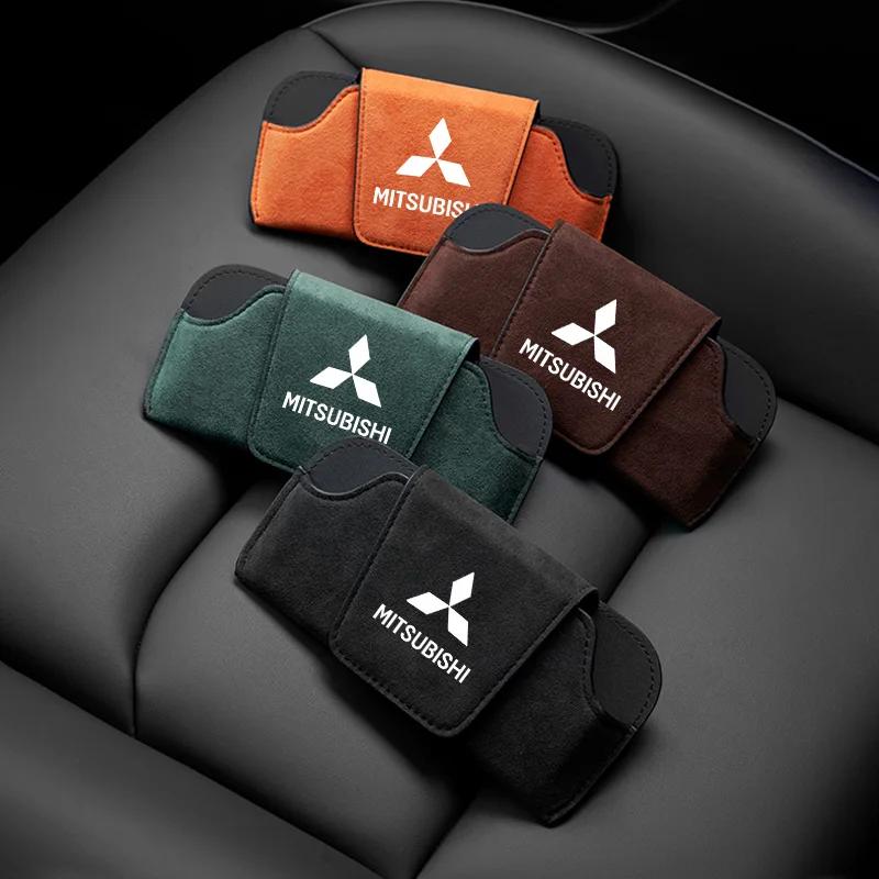 Car Glasses Box Sun Visor Eyeglass Case Car Interior Accessories for Mitsubishi Lancer Outlander ASX Pajero L200 Triton