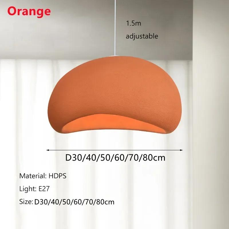 Japanese Wabi Sabi LED Chandeliers Light Living Kitchen Island Restaurant Decor Pendant Hanging Lamp Suspension Lighting Fixture