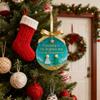 User Friendly Recyclable Shatterproof Acrylic Christmas Bell Ornament For Festival Decorations Safe For Kids And Pet