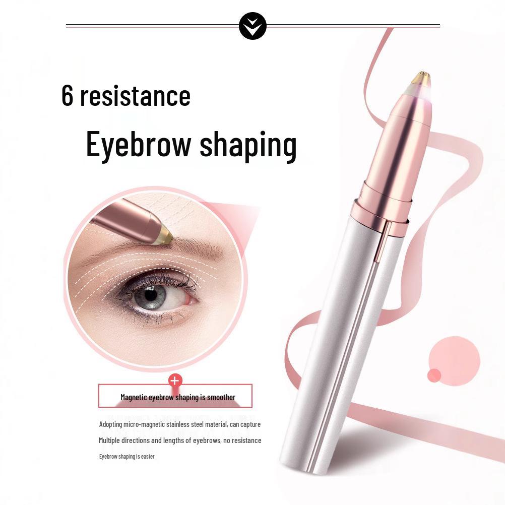 Women's Electric Eyebrow Trimmer and Shaver for Hair Removal and Beauty