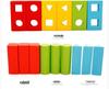 Kids' Educational Wooden Shape Stacking Blocks - Toddler Learning Toy