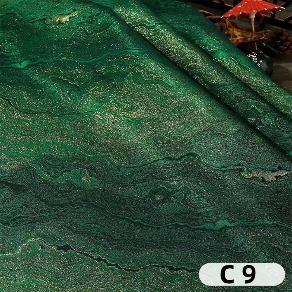 1mX1.5m Jacquard Fabric Brocade Polyester Material Profile Outerwear Cloth Ethnic Style Clothing Designer Fabrics For Diy Sewing зелёный
