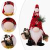 Non-woven Faceless Elf Doll Knitted Dwarf Doll Ornaments Cute Christmas Crutch Doll  Living Room