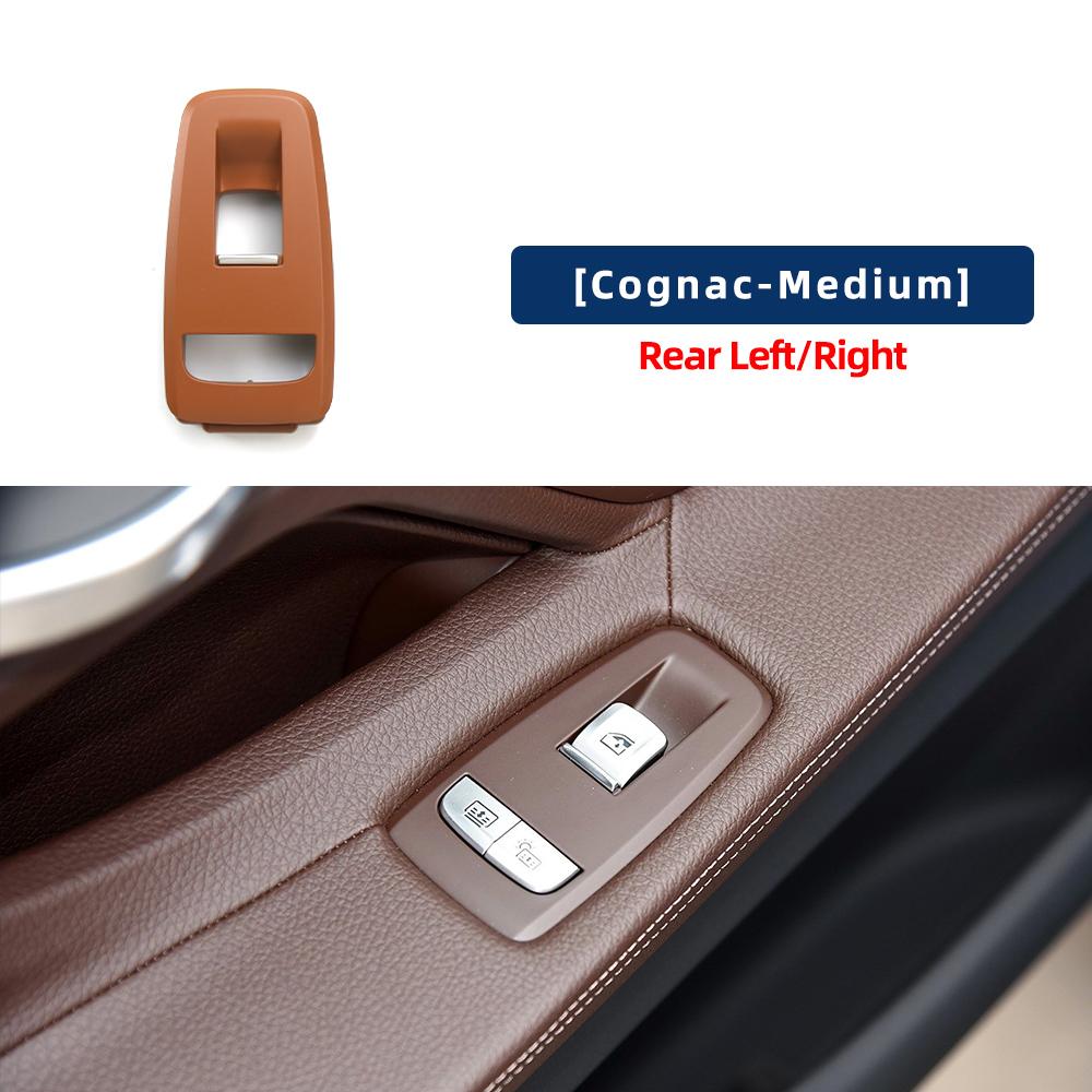 LHD Rear Window Lifter Switch Outer Frame Cover For BMW G12 2015- 740i xDrive 750i xDrive Door Window Switch Surround Frame