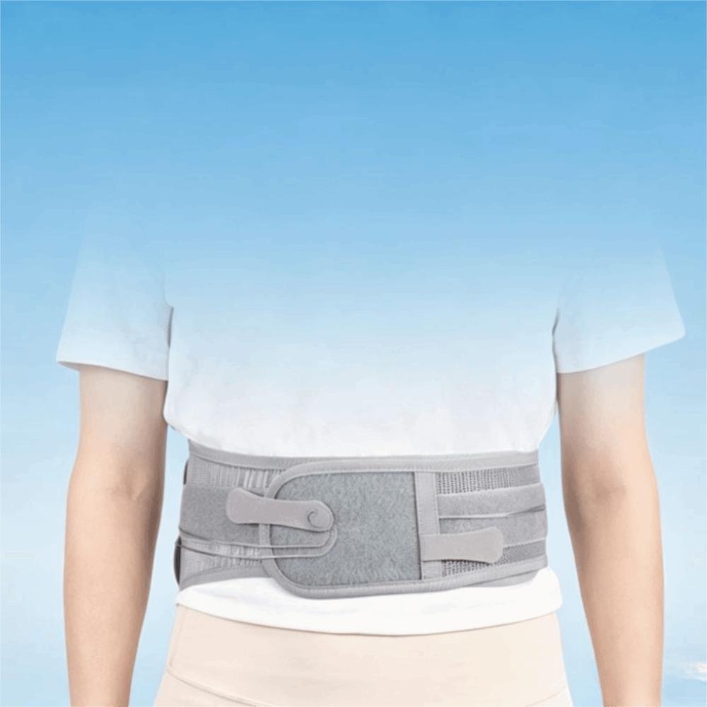 Breathable Mesh Lumbar Support Wrap Double Drawstring Waist Protector Back Brace  Outdoor Hiking