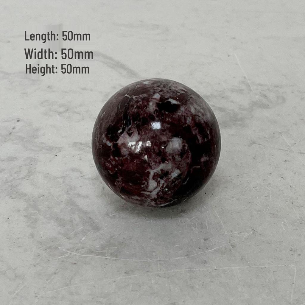 Marble Round Ball Ornament - Minimalist Home Decor for Living Room, Coffee Table, Bedroom, and Entrance