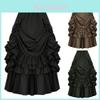 Vintage Gotischer Stil Rock Retro Viktorianische Mode Polyester Stoff