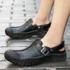 Fashion Men Sandals Soft Male Non-slip Outdoor Men's Sandals Anti-collision Casual Shoes Plus Big Size 48 Slip On Shoes Leather Platform