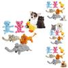 Handcrafted Animal Pet Toys For Dogs Featuring Colorful Cotton Rope Durable Chew Duck Giraffe Moose Ideal For Interactive Playtime
